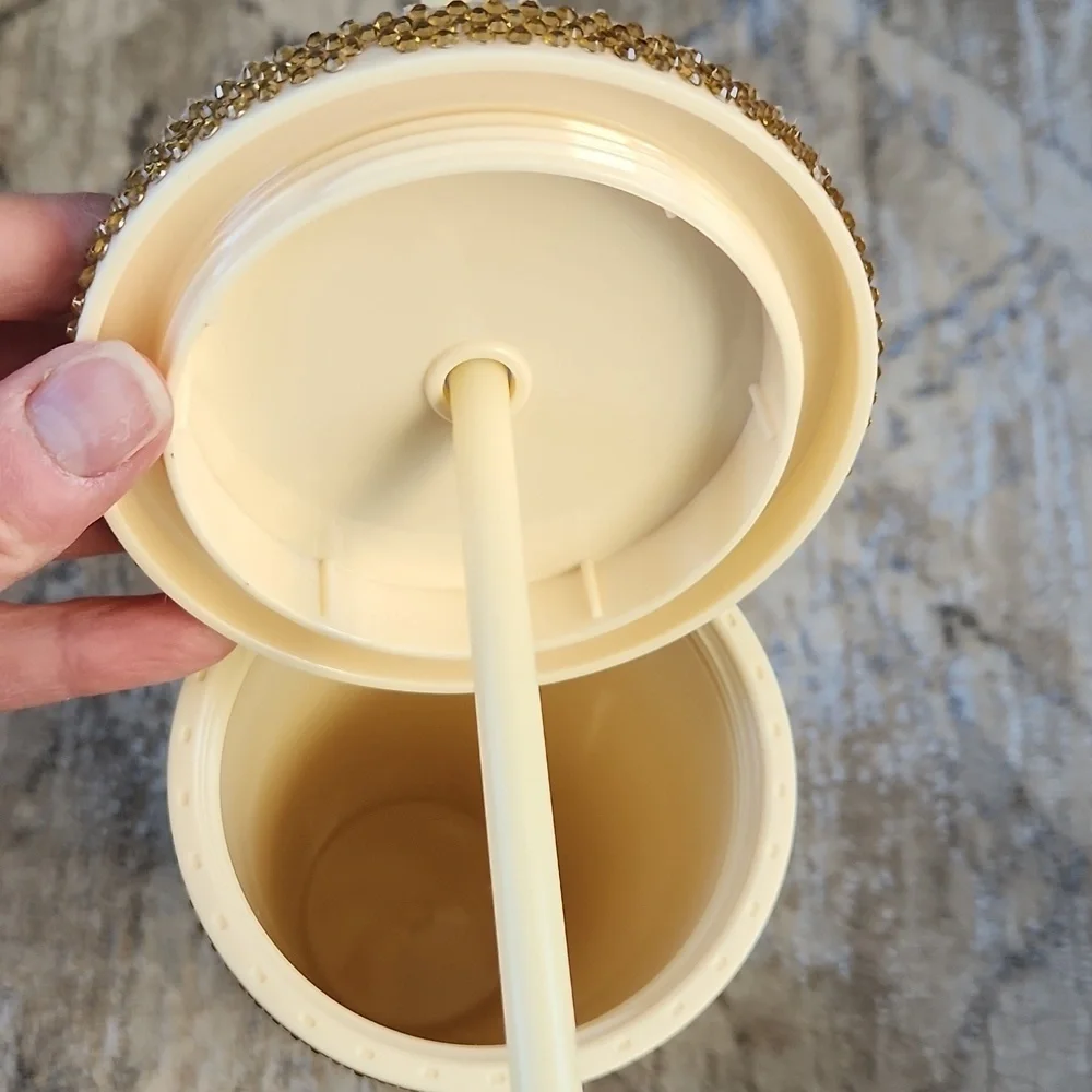 Gold Rhinestone Bride Tumbler